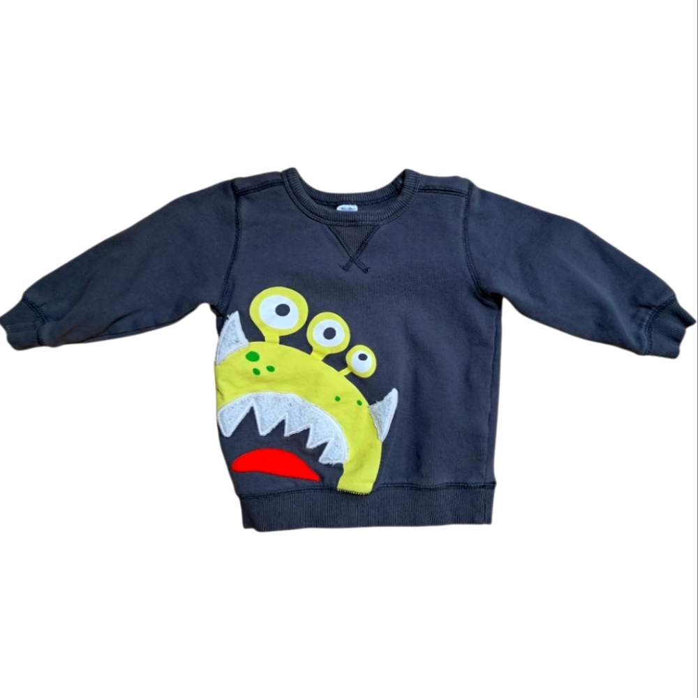 Carter's Monster Sweatshirt Top Size 3T Spooky Enough For Halloween‎